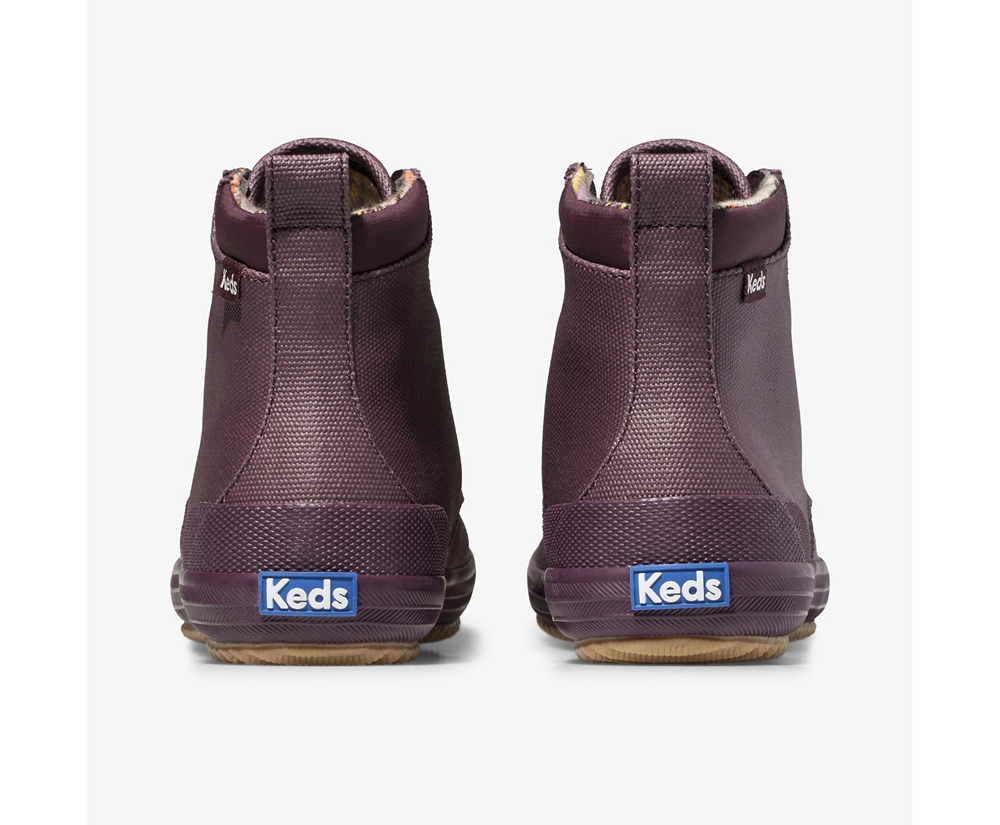 Botas Keds Mujer Moradas - Scout Ii Water-Resistant Lona - 961-XVNZUP